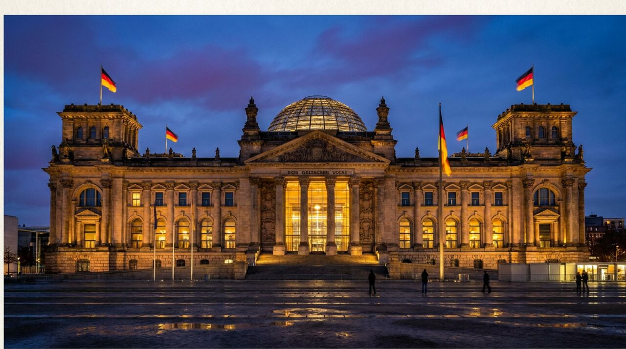 Reichstagsgebäude in Berlin (KI-generiertes Bild)